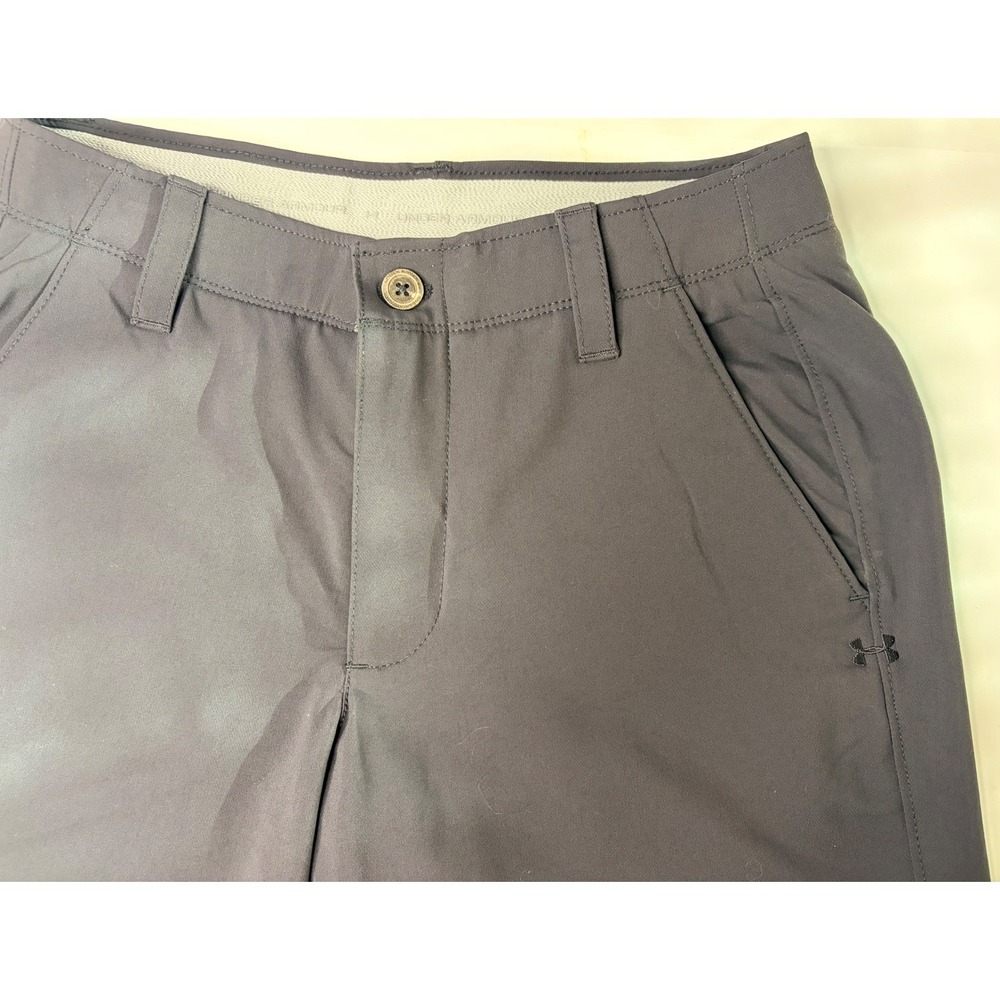 Under Armour All Season Golf Pants Loose Fit Black Chino 30/32 Stretch Casual - Picture 4 of 8